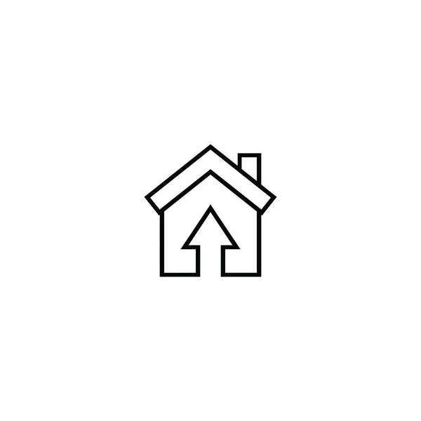 Design Des Immobilien Logos — Stockvektor