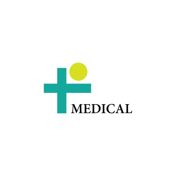 Modèle Logo Croix Médicale Vectoriel Icône Design — Image vectorielle