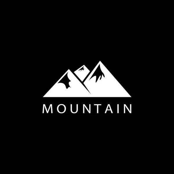 Modèle Logo Montagne Icône Design — Image vectorielle