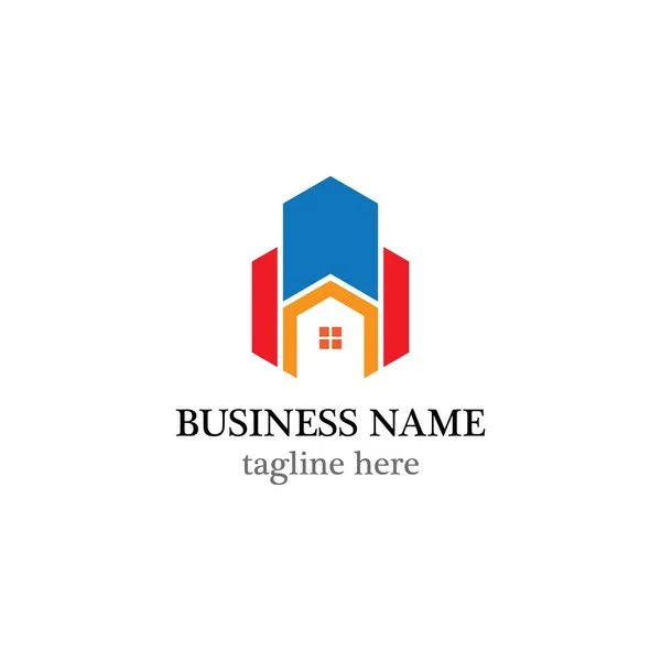 Immobilier Logo Icône Design — Image vectorielle