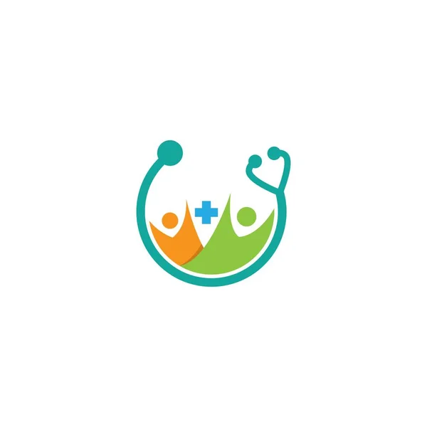 Zdravotní Logo Design Šablony Ikon — Stockový vektor