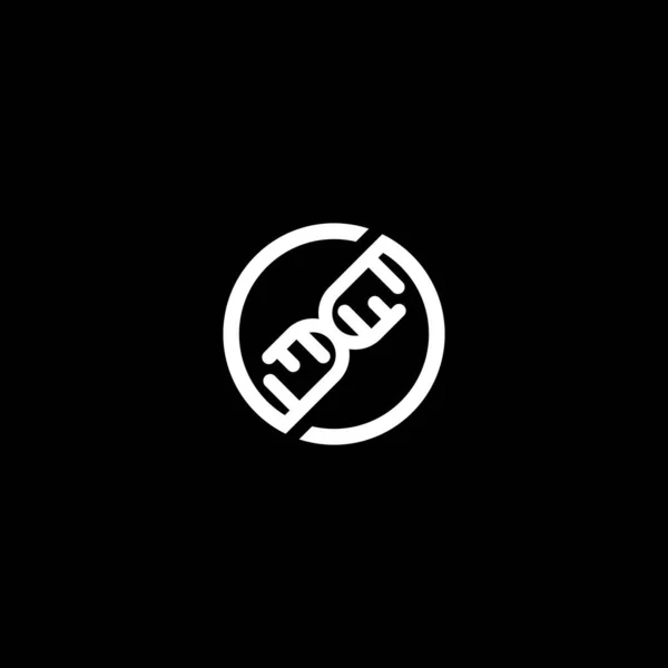 Modello Logo Salute Dna Design Icona Vettoriale — Vettoriale Stock