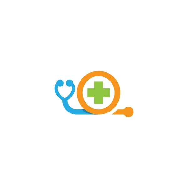 Υγεία Ιατρική Λογότυπο Πρότυπο Σχεδιασμού Εικονίδιο — Διανυσματικό Αρχείο