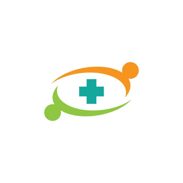 Design Ícone Logotipo Saúde —  Vetores de Stock