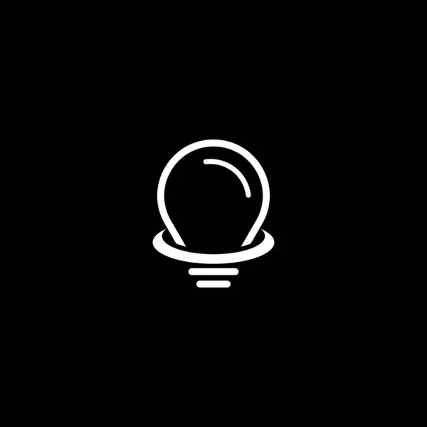 Lamp Logo Template Pictogram Ontwerp — Stockvector