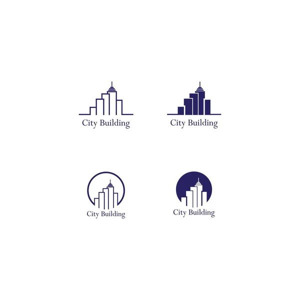Дизайн Логотипа Недвижимости — стоковый вектор