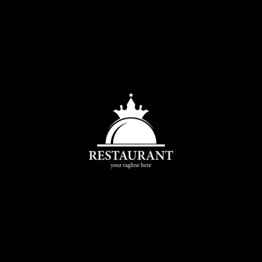 Restoran logosu vektör simgesi tasarımı