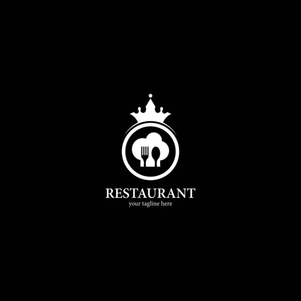 Restaurante Logotipo Modelo Vetor Ícone Design — Vetor de Stock