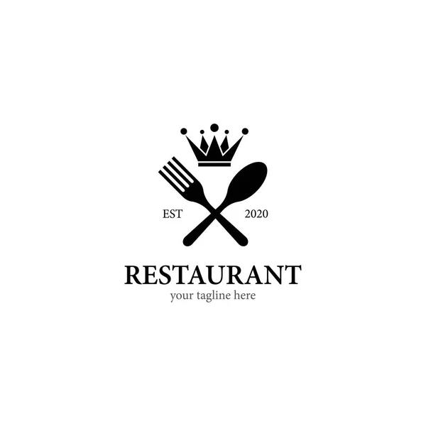 Restaurante Logotipo Modelo Vetor Ícone Design —  Vetores de Stock