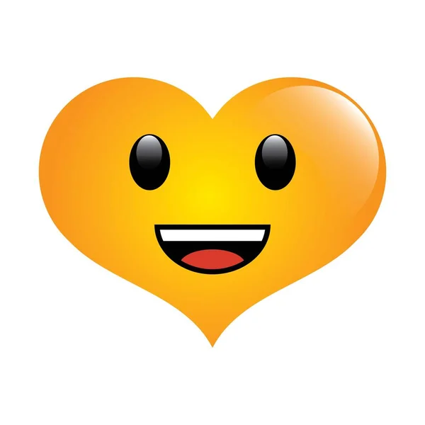 Funny Love Character Vector Icon Design — Vettoriale Stock