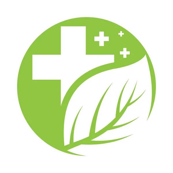 Modèle Logo Croix Médicale Vectoriel Icône Design — Image vectorielle