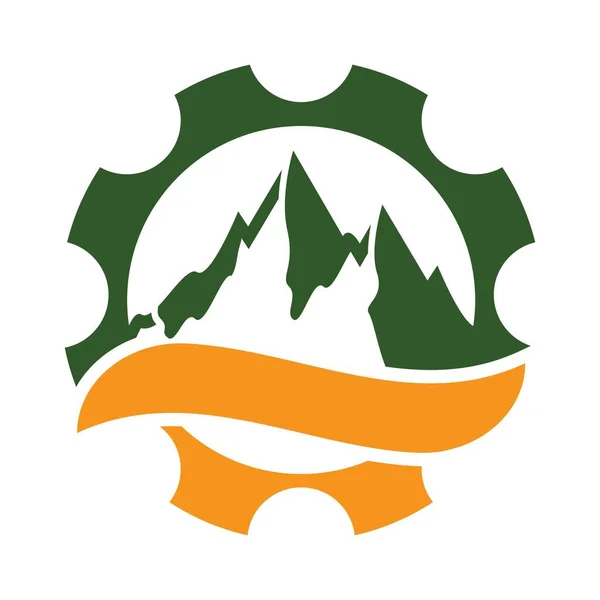 Дизайн Иконки Логотипа Горы — стоковый вектор