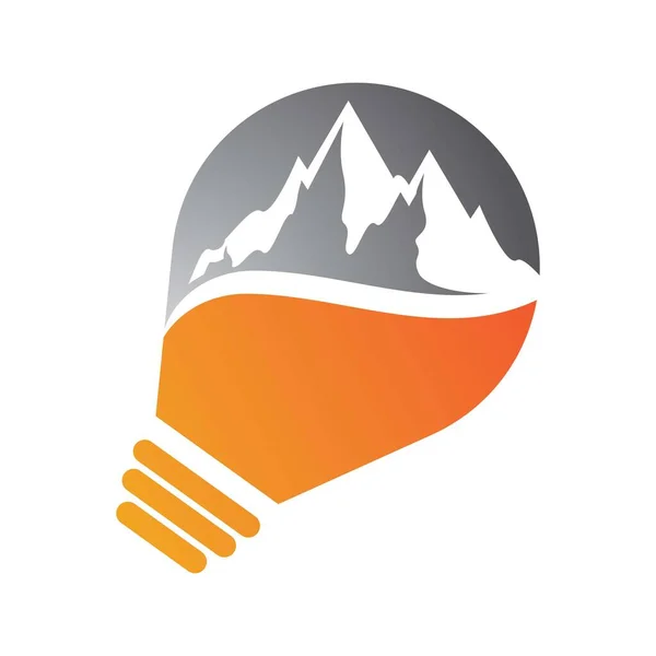 Mountain Logo Vorlage Icon Design — Stockvektor