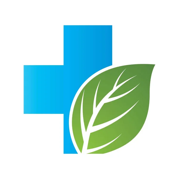 Медичний Хрест Шаблон Логотипу Векторний Дизайн Піктограми — стоковий вектор