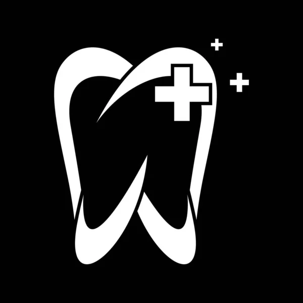 Design Ícone Vetor Modelo Logotipo Dental —  Vetores de Stock
