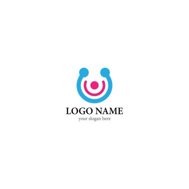 topluluk logosu vektör ikonu tasarımı