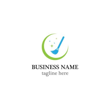 Logo şablon vektör tasarımı temizleniyor