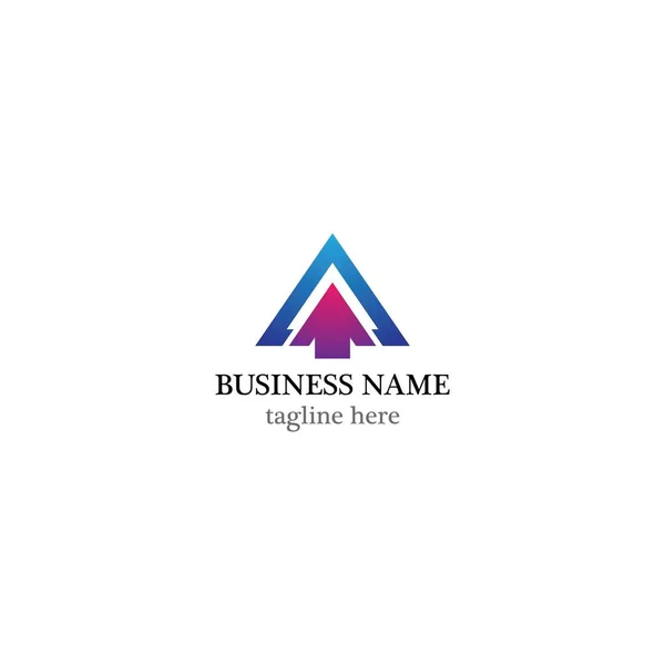 Ein Buchstabe Logo Geschäftsvorlage Vektor Symbol — Stockvektor