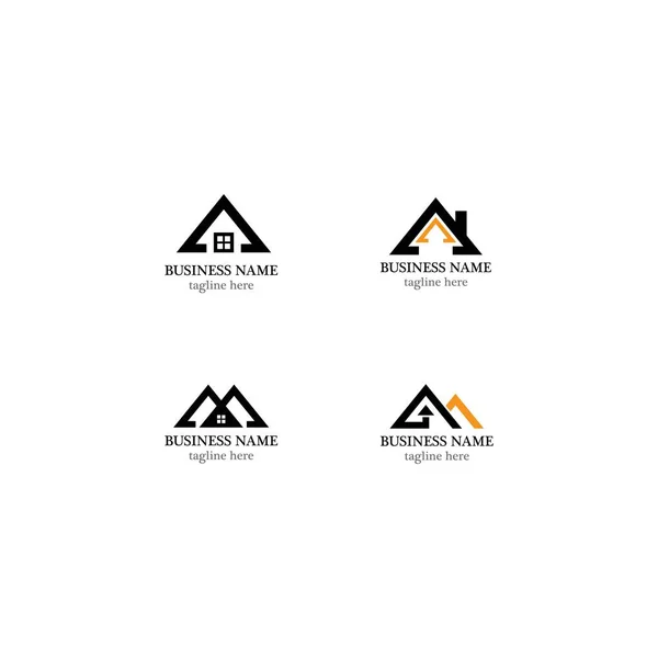 Diseño Del Icono Del Logotipo Bienes Raíces — Vector de stock
