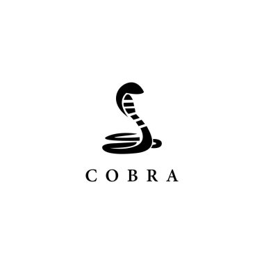 Kobra logo şablon vektör tasarımı