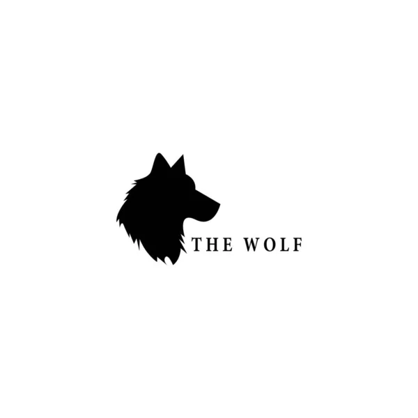 Wolf Logo Vorlage Vektor Icon Design — Stockvektor