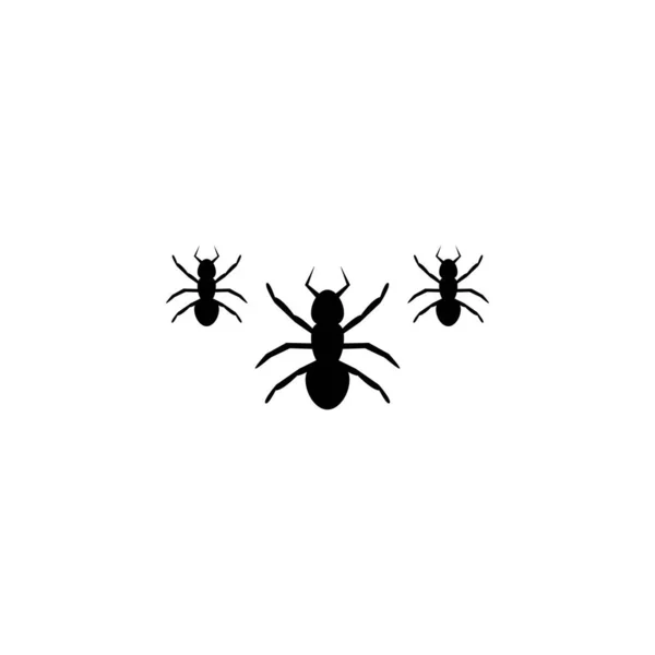 Karınca Logosu Vektör Simgesi Tasarımı — Stok Vektör