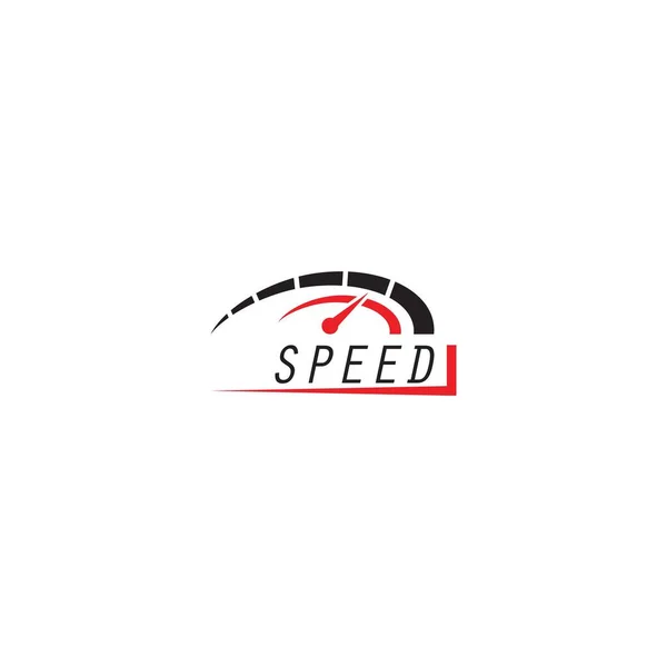 Hız Logosu Şablon Vektör Simgesi Tasarımı — Stok Vektör