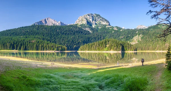 Black Lake Montenegro — Stock Photo, Image