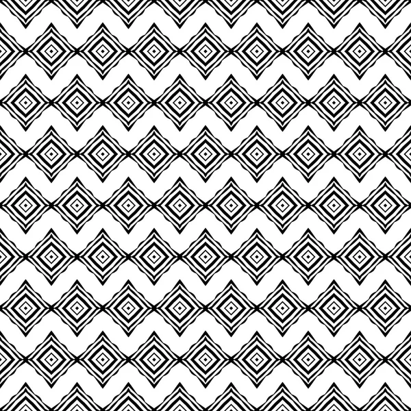 Decorative geometric seamless patterns — Stock Vector