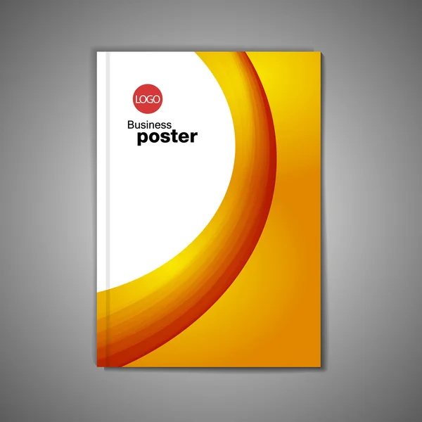 Brochure abstraite Vector moderne — Image vectorielle