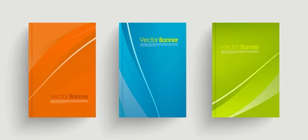 Folletos Abstractos Vectoriales Modernos Elegantes Presentaciones Póster Negocios Diseño Plantilla — Vector de stock