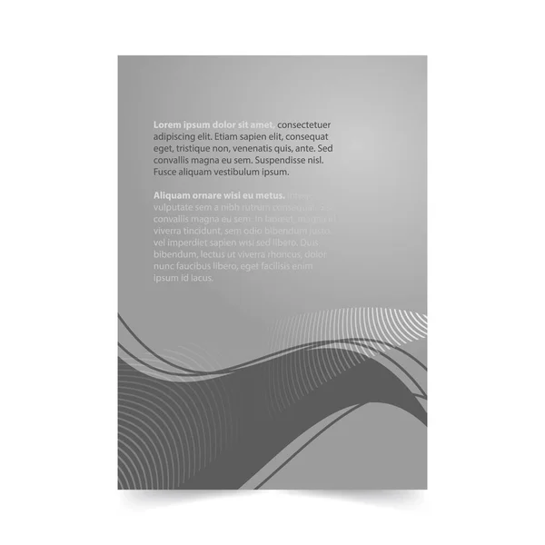 Elegante Apresentação Vetorial Abstrata Cartaz Arte Plano Fundo Conteúdo Design —  Vetores de Stock