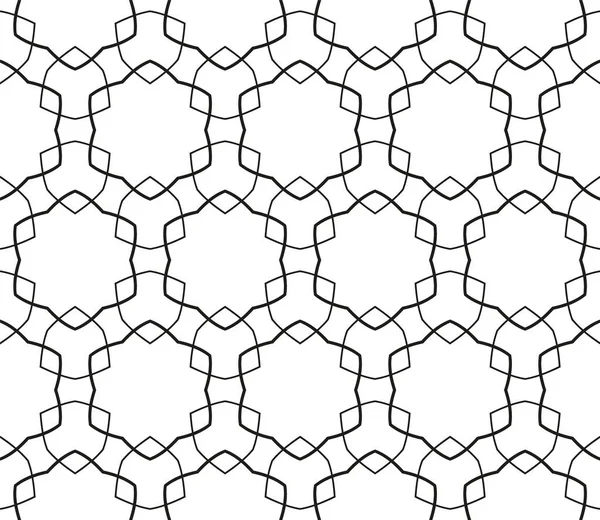 Dekoratif motifli soyut süsleme deseni. Siyah dokular çok şık. Kusursuz geometri çizimi.