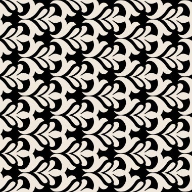 Decorative vector seamless pattern with ornamental shapes, arabesque background design.	