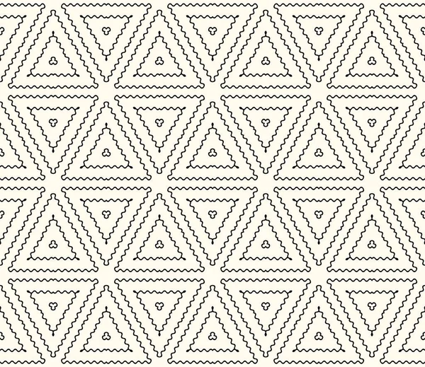 Abstraktes Nahtloses Muster Mit Dekorativem Motiv Stilvolle Schwarze Textur Reizvolle — Stockvektor