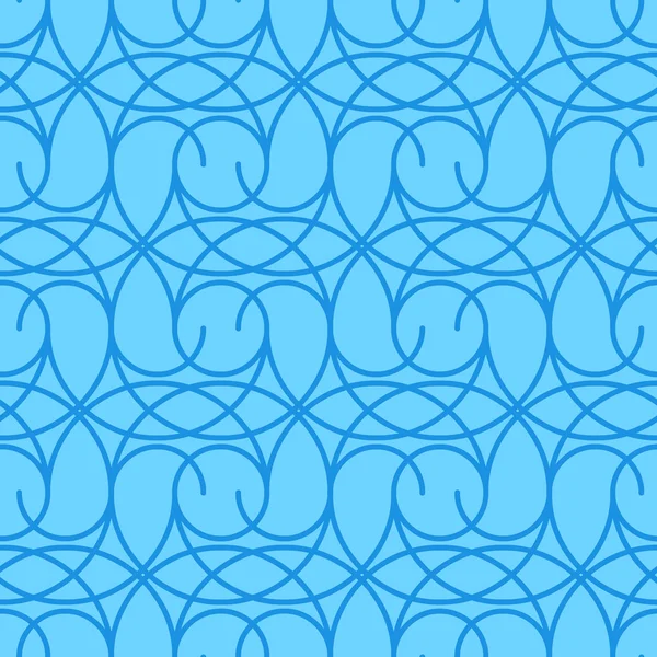 Nahtloses dekoratives blaues Muster — Stockvektor