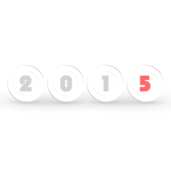 Feliz ano novo 2015 design — Vetor de Stock