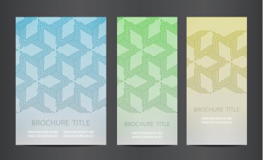 Modern vektör soyut broşürü