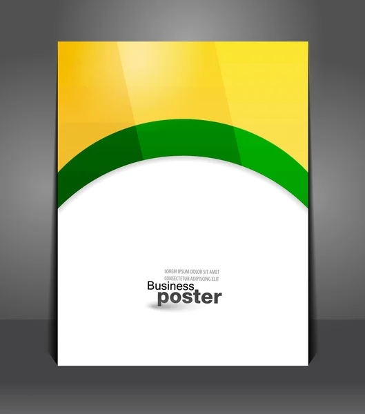 Elegante presentación de póster de negocios — Archivo Imágenes Vectoriales