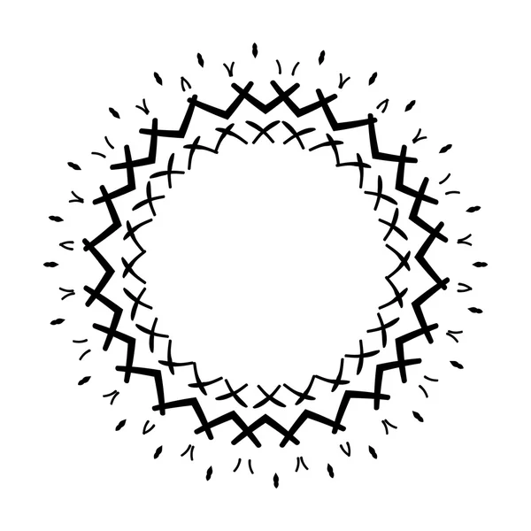 Anneau de dessin créatif vectoriel Emblème — Image vectorielle