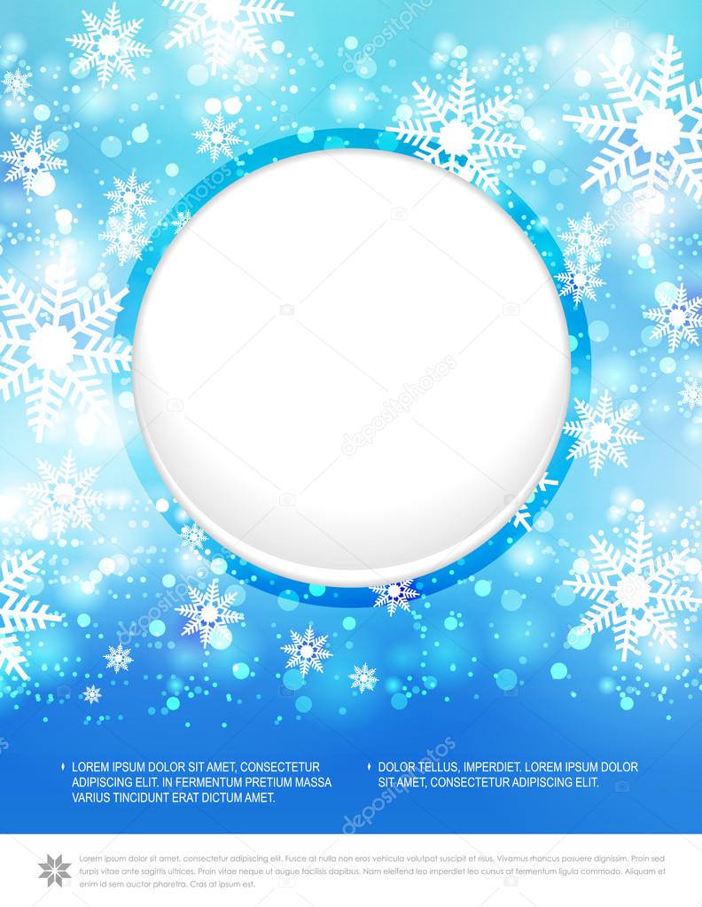 Abstract Christmas background poster
