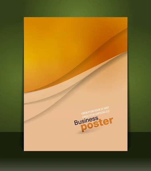 Flyer Design Inhalt Hintergrund — Stockvektor