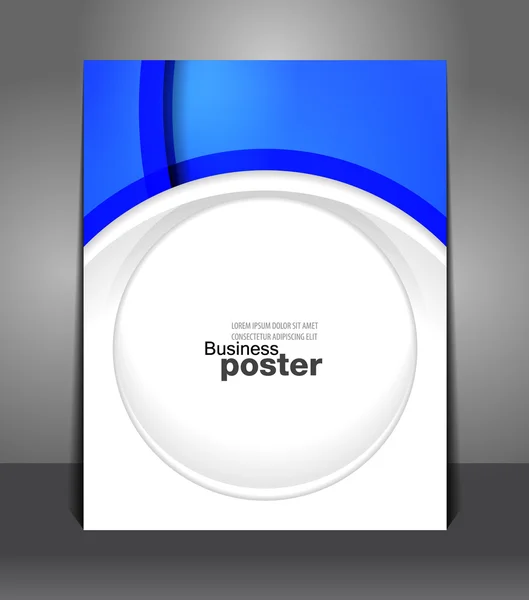 Snygg presentation av business affisch — Stock vektor
