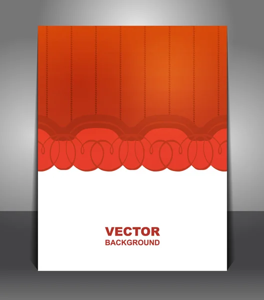 Plantilla de diseño decorativo — Vector de stock