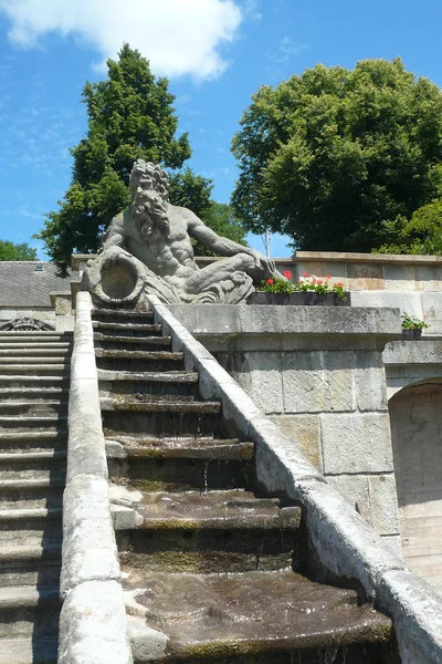巴洛克式的石头台阶 — 图库照片