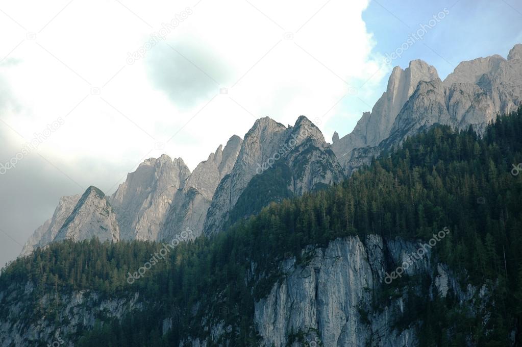 The peaks of the Dachstein, Austrian Alps