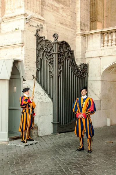 Vatikan 'daki İsviçreli Muhafızlar — Stok fotoğraf