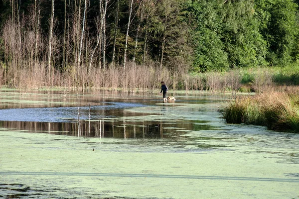 Ödeläggelsen av landskapet av gruvdrift — Stockfoto