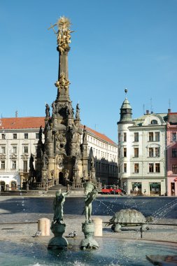 arion çeşmenin üst Meydanı'nda olomouc, Çek Cumhuriyeti