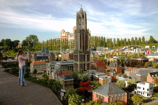 Miniature city Madurodam, The Hague, Netherlands — Stock Photo, Image